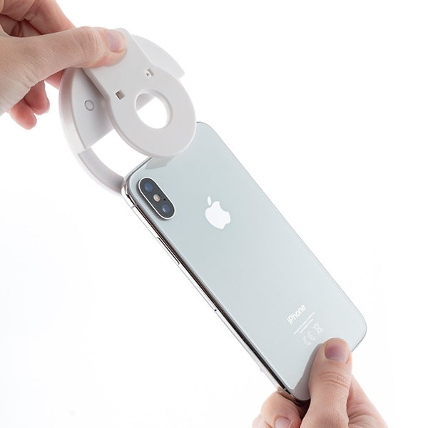 Ladattava selfie-rengasvalo