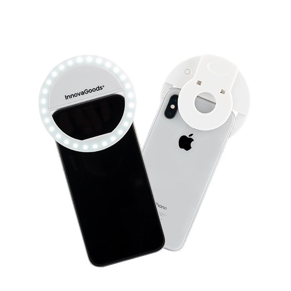 Ladattava selfie-rengasvalo