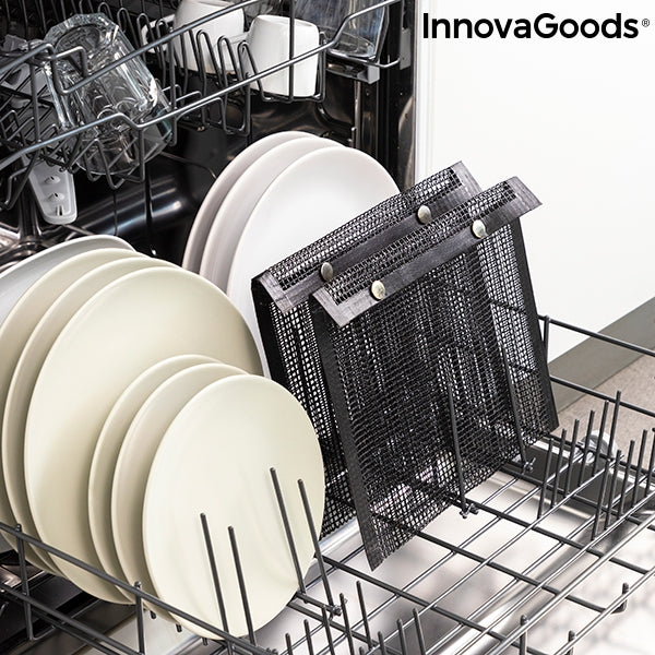 Kätevät verkkopussit grillaamiseen (2kpl pakkaus)